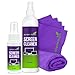Screen Mom Screen Cleaner Home & Away Bundle – Designed for LED, LCD, Plasma, TV, iPad, Laptop, Computer Monitor, Tablets, Phones, Eyeglasses - Includes 8oz & 2oz Bottle with 4 Microfiber Cloths