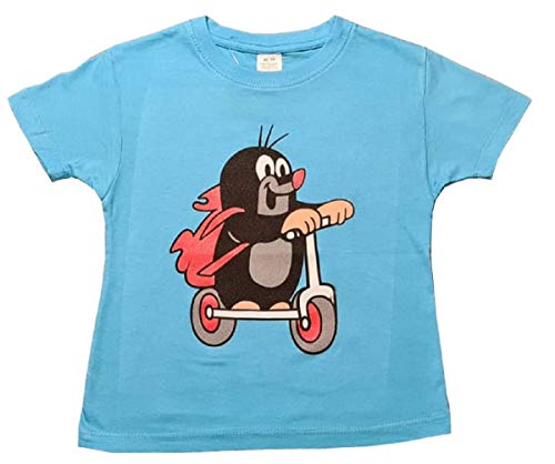 T-Shirt Maulwurf Motiv Roller blau Gr.96-104 Cover