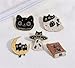 yangwenyuan 5pcs Book Cat Moon Planet Styling Brooch Pin Cartoon Fashionable Versatile Metal Enamel Badge Pin Clothing Backpack Pins Decoration Pin Accessories Jewelry Gifts