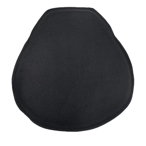 Cojín universal para asiento de motocicleta de conductor y pasajero negro