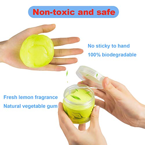 BESTZY Keyboard Cleaner Universele Cleaning Gel - 2 Cans en 2 Borstels Super Clean Snel Verwijderen Vlekken voor PC… - Image 4