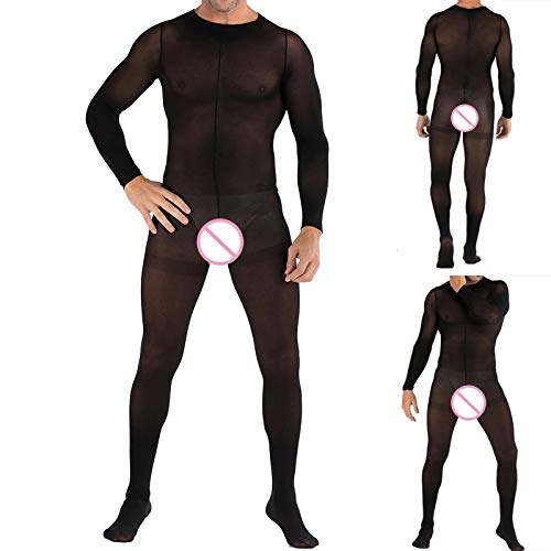 Pijama Meias de Arquivo Boate Masculino Corpo Inteiro Aberto Sexy Moda Vermelho Renda Body para Mulh