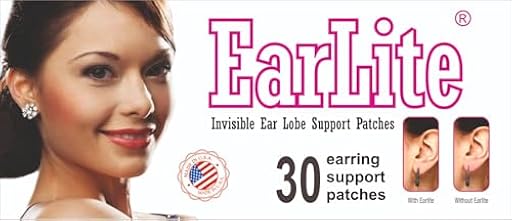 EarLite 30 parches invisibles para pendientes, impermeables, en bolsa ZipLock, fabricados en Estados Unidos | Ya disponible en tu tienda friki favorita! En mundofriki.es!