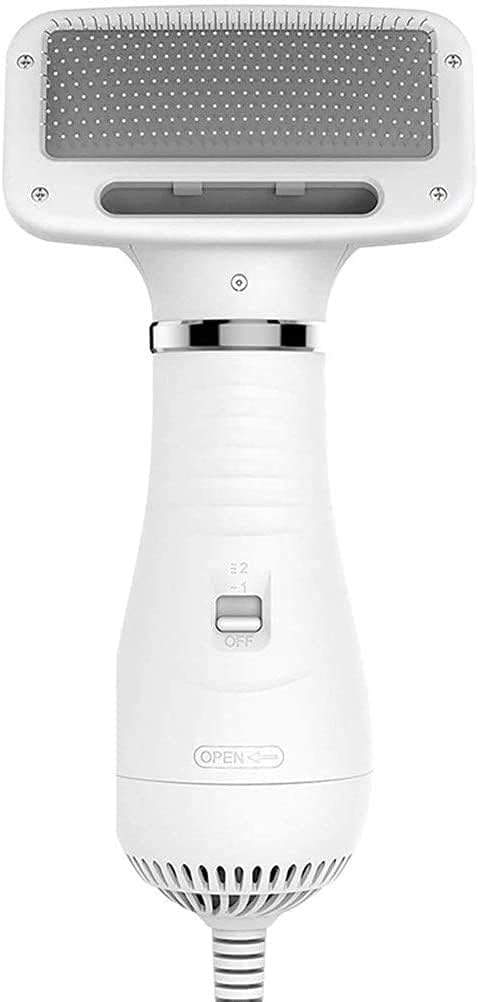 2 in 1 pet Hair Dryer Sliding Brush Adjustable Temperature Low Noise Short Hair Medium pet Cats and Dogs