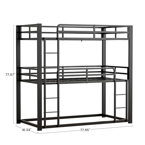Triple Bunk Bed Twin Over Twin Over Twin