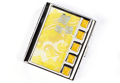 Dal Negro 02520 P/39 sigarettenetui 9 cm, geel