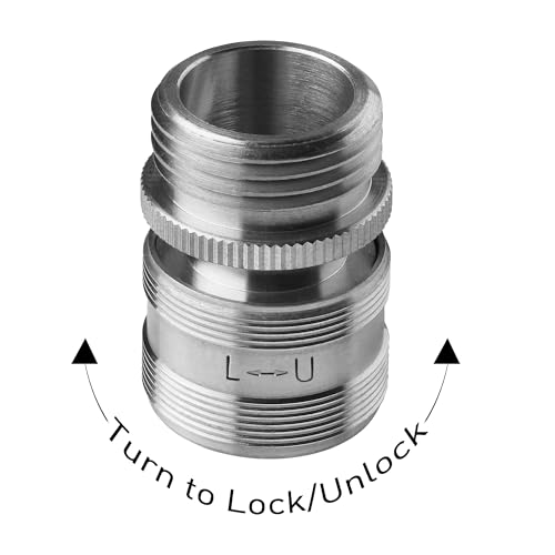 Stainless Steel ¾ Inch Quick Connect Garden Hose Fittings