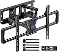 Pipishell Full-Motion TV Wall Mount for Most 37–84 Inch TVs up to 100 lbs, Wall Mount TV Bracket with Dual Articulating Arms, Extension, Swivel, Tilt, Fits 16" Wood Studs, 600 x 400mm Max VESA, PILF8