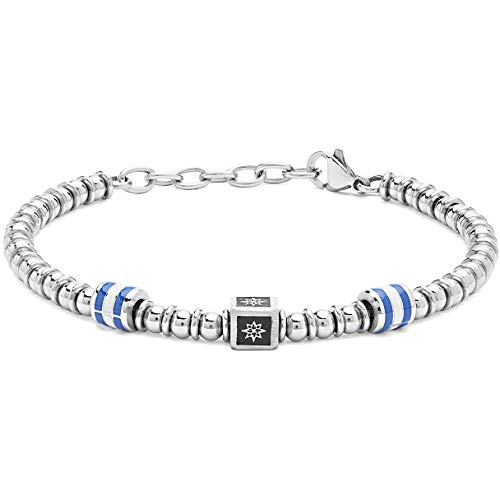 Comete Bracciale Navy 21cm smalto acciaio UBR 985