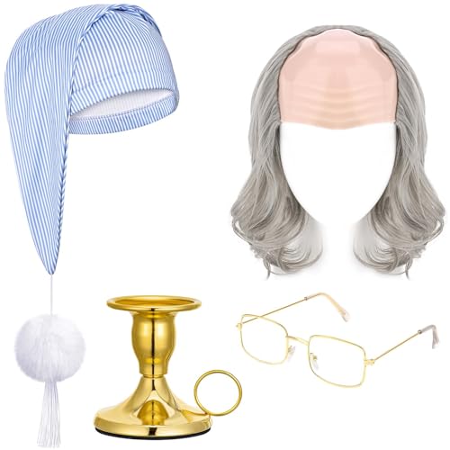 JcHrmers 4 Pcs Men's Night Sleeping Cap Accessory Night Cap