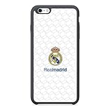Funda móvil hecha en Suecia. PHONECASES3D - Funda Móvil para Apple iPhone 6 Plus Oficial de Real Madrid TPU Protector Black
