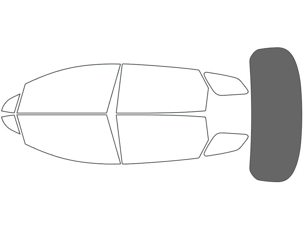 Avery Dennison NR Nano Ceramic IR Window Tint Kit Compatible with Kia Sportage 2023-2025 - Rear Windshield Precut Kit - 35%