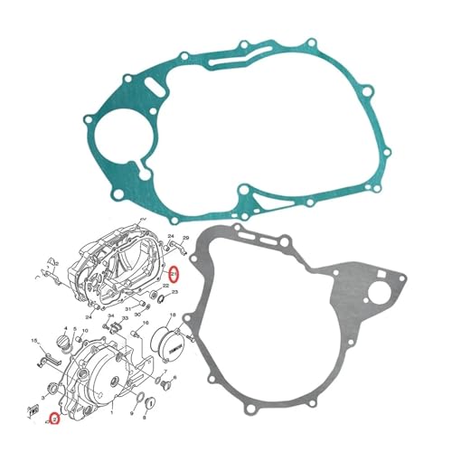 �N�����N�P�[�X�W�F�l���[�^�[�N���b�`�J�o�[�K�X�P�b�g Ymh XVS650 V �X�^�[ 650 98-17 �h���b�O�X�^�[ 650 XVS400 XV500 XV400 XV535 �r���[�S 535 �ɓK��(Two Gaskets)