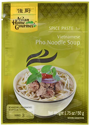 Asian Home Gourmet Würzpaste Nudelsuppe Pho, 6er Pack (6 x 50 g)