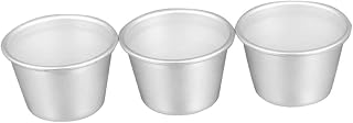 3pcs Aluminum Alloy Round Cake Non Stick Baking Pans for DIY Pastry Pudding High Gloss Transfer Scratch for Unique