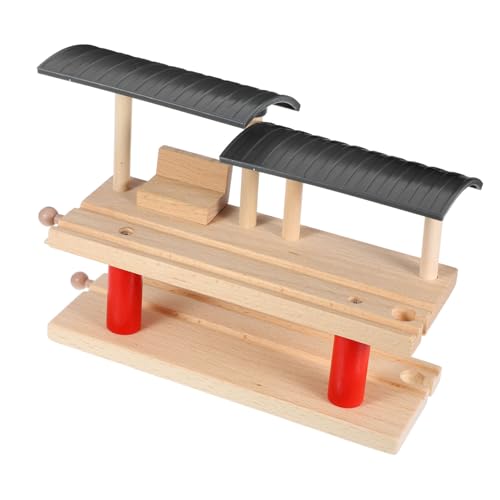 Gare pour bricolage Beaupretty accessoire simulation voie ferrée train miniature enfant