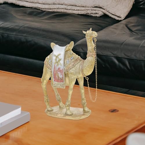 Figurine de chameau doré Uonlytech objet déco idéal pour cadeau de maison - 7