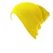 New Solid Winter Long Beanie - Neon Yellow