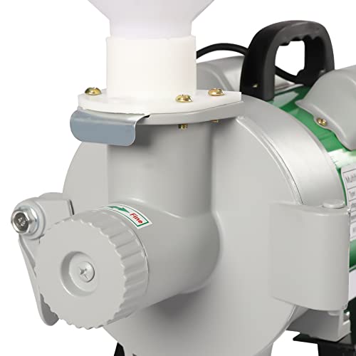 Image of 2200W Electric Grain Mill, Electric Corn Mill, Commercial Wet and Dry Grain Mill, Heavy Duty Mill, Grain Corn Wheat Feed Flour Soy Milk Mill with Funnel, 2800R /Min (Grinder: not for powder)