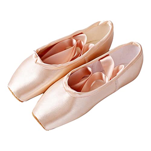 Sapatilhas femininas de balé para dança de balé macias com cadarço - 34