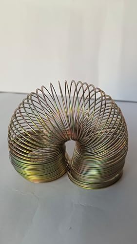 Image of WKM Slinky Spring Wave Motion Toy - Scientific Helical Coil Demonstration Model for Physics Learning & Fun Play