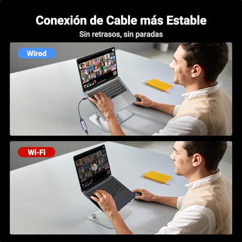Cable Ethernet UGREEN Cat 8 3 m con adaptador USB miniatura 3