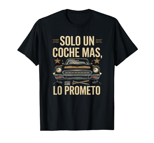 Diseño Original para Apasionados De Autos Y Motores Camiseta, Hombre, Negro, L