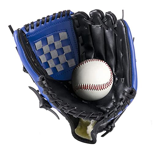 Yoasonek Multicolor Baseball Glove For Kids Teens Adults, Comfortable Baseball Mitt And Baseball Set, For Kids Youth Adults Sports And Contest, Left Hand Glove, Right Hand Throw (12.5 Inch, Blue) #TOP26