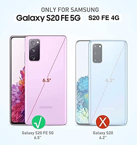 NWNK13 for Samsung Galaxy S20 Fe 4G / S20 Fe 5G Case Crystal Clear Soft TPU Gel Case Flexible Silicone Anti-Scratch Protective Transparent Shockproof TPU Bumper Cover for Samsung Galaxy S20 Fe 5G