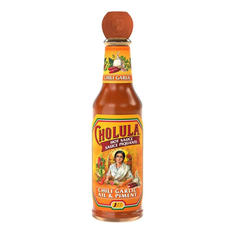 Sauce piquante Cholula Chili Garlic au goût intense d'ail et piment