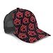 Oaieltj Unisex-Baseballkappe Herren Damen Kinder Mode Baseball Cap Verstellbare Snapback Dad Hat Casual Sonnenhut, Rotes Anarchisten-Symbol, One size