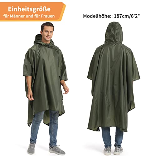 Wasserdichter Regenponcho für Fahrrad und Outdoor-Aktivitäten