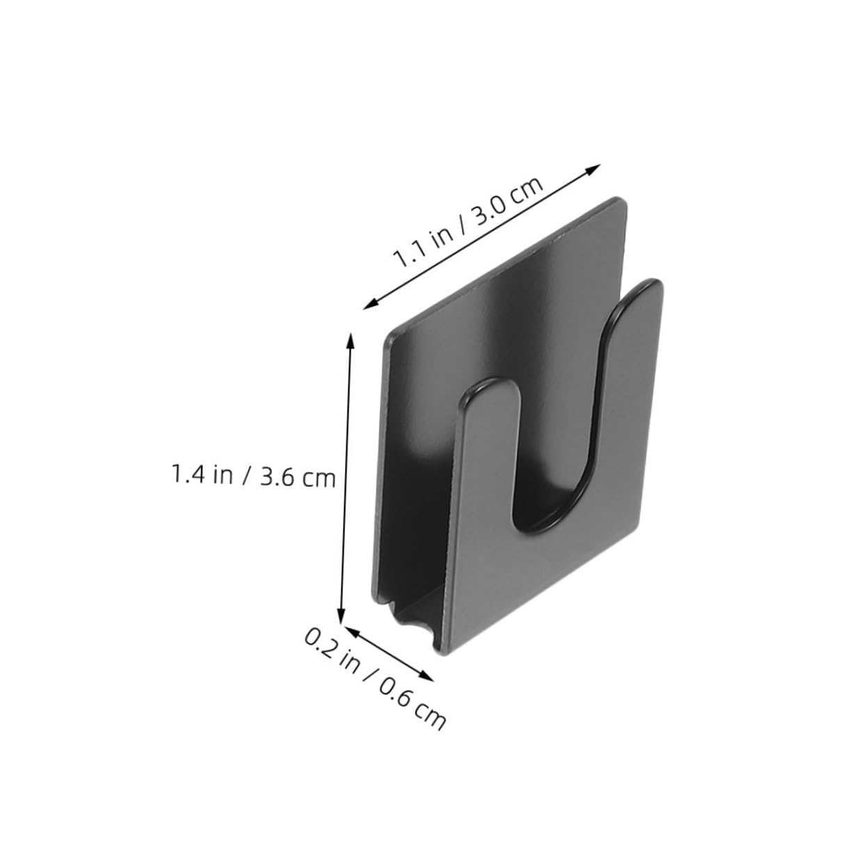 SUPVOX 4pcs Car Radio Microphone Holder Metal Clip Hanger for Stable Fixation Easy Retrieval Enhanced Stability Mic Mount for Vehicle Home Office Use