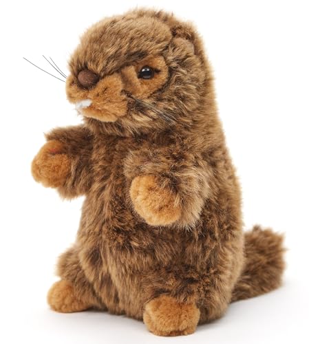 Uni-Toys - Marmotte (sans Voix), Debout - 17 cm (Hauteur) - Peluche Mankei - Doudou