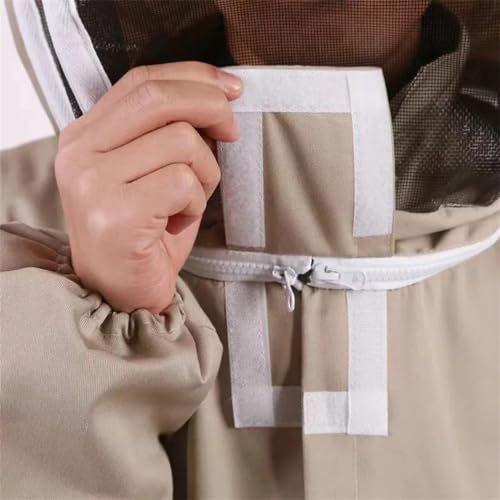 Ropa corporal antiabejas en una pieza con guantes XL para el cuidado diario 2