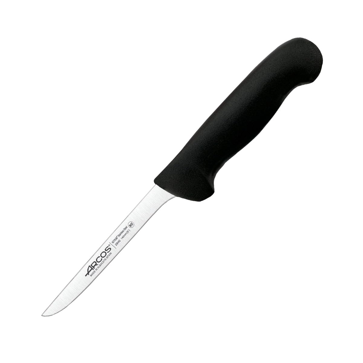 Arcos Set Jamonero 3 Pièces - Couteau à Jambon, Désosseur, Fusil à Aiguiser avec Étui - Acier Inoxydable NITRUM, Manche Ergonomique - Série 2900