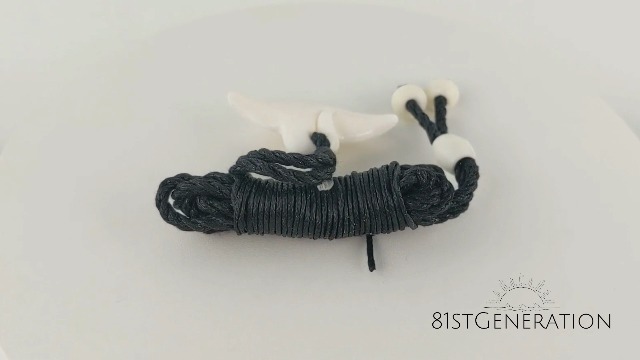 Ciondolo A Forma Di Razza In Osso Intagliato A Mano, Gioiello Stile Maori E Hawaiano, Collana Tribale Boho Per Uomo E Donna, Regalo Significativo - 2