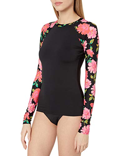 Billabong Women's Sweet Song Long Sleeve Rashguard Black Small/8