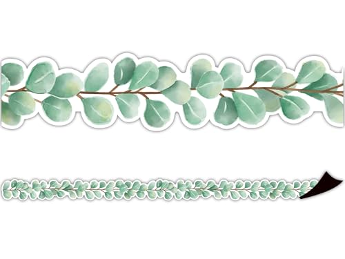 Image of Teacher Created Resources Eucalyptus Die-Cut Magnetic Border (TCR77557)