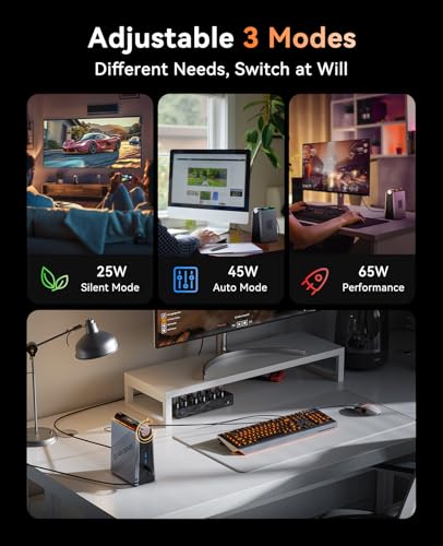 Image of ACEMAGIC AI Mini PC AMD Ryzen 7 8845HS (8C /16T, up to 5.1GHz) Dual Channel Mini Gaming PC 32GB DDR5 1TB SSD Mini Computer Micro Desktop PC Support Windows 11 Pro /8K Triple Display /WiFi6 /BT5.2