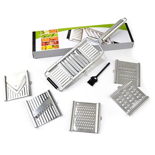 6-In-1-Multi-Purpose-Vegetable-Slicer-Landepend-Multipurpose-Vegetable-SlicerVegetable-Cutter-with-Cheese-Grater-Carrot-Grater-Cabbage-Shredder-Cucumber-Slicer-Stainless-Steel-Mandoline