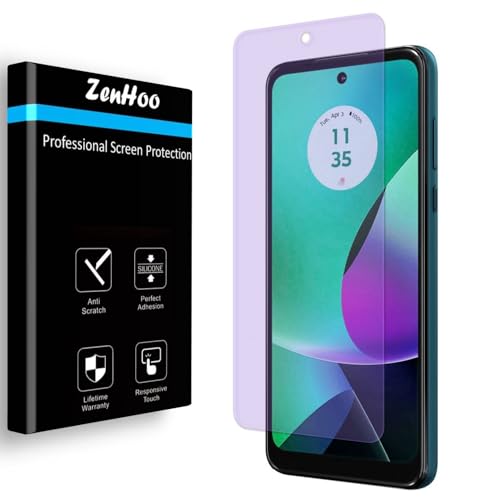 ZenHoo For Motorola Moto G Play (2023), Anti Blue Light [Eye Protection] Tempered Glass Screen Protector