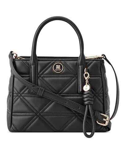 Sac fourre tout noir Nine West Harland mini satchel chic