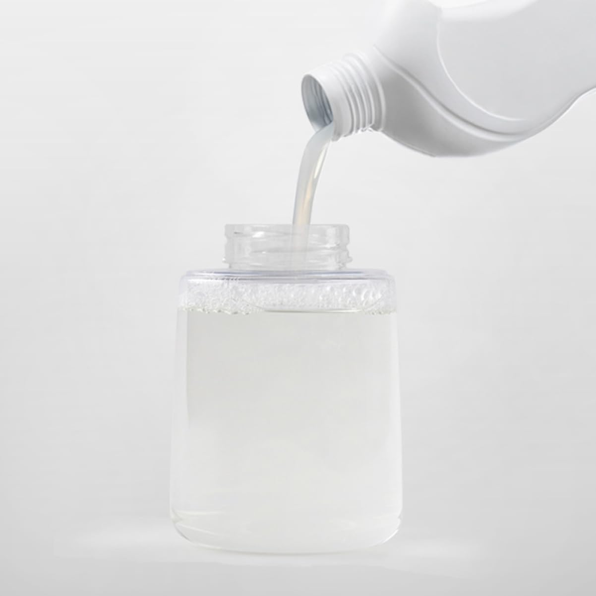Alipis Dispenser Automatico di Sapone senza Toccare, Sensore a Induzione, Plastica Bianca, per Bagno, Ufficio e Hotel