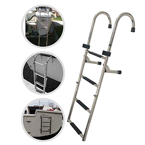 Escalera telescópica de acero inoxidable para piscina miniatura 7