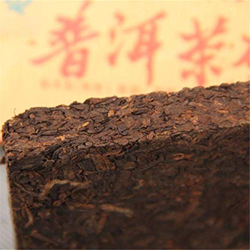 500g de té Puer maduro Yunnan clásico fermentado Puer té ladrillo orgánico Natural Puer viejo árbol cocido Puerh negro… - Imagen 5