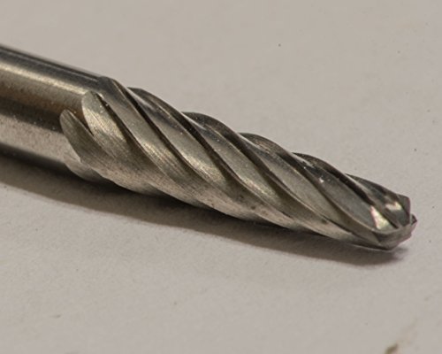 Fresa de Carburo Sólido Single Cut 1/8" x 1/2" miniatura 2