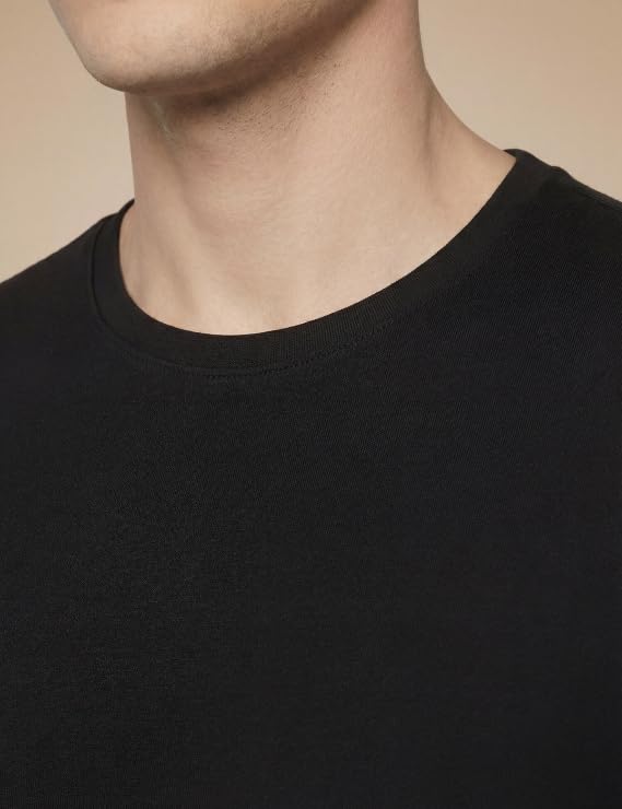 Image of FYLTR Men's Solid T-Shirt - Half Sleeve | Round Neck | 100% Cotton | Regular Fit T-Shirt (Pack of 2)