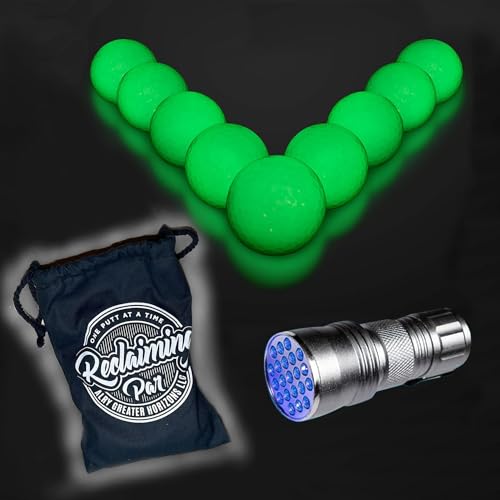 Reclaiming Par Glow in The Dark Golf Balls, Practice Golf