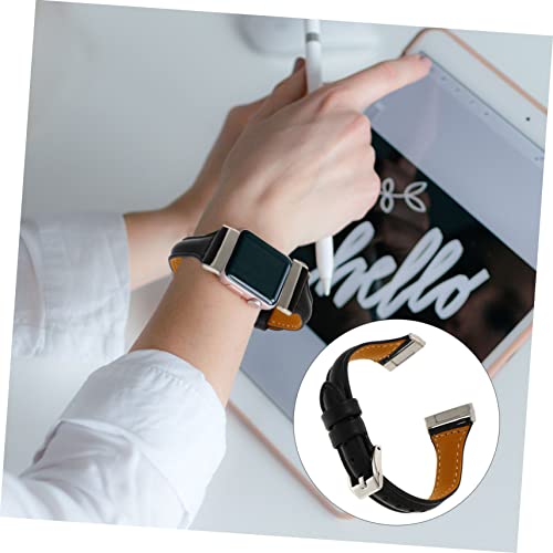 Relojes de mujer cuero banda intercambiable fácil para evitar alergias 3